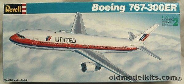 Revell 1/144 Boeing 767-300ER - United or American Airlines And Flight Path Aer Lingus + ATP Passenger and Cockpit Windows, 4471 plastic model kit